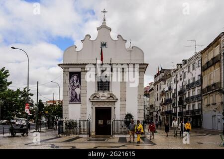 Kapelle von Nossa Senhora da Saúde Stockfoto