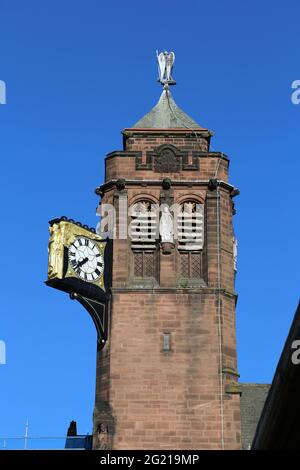 Clocktower, Council House, Earl Street, Stadtzentrum, Coventry, West Midlands, England, Großbritannien, Großbritannien, Europa Stockfoto