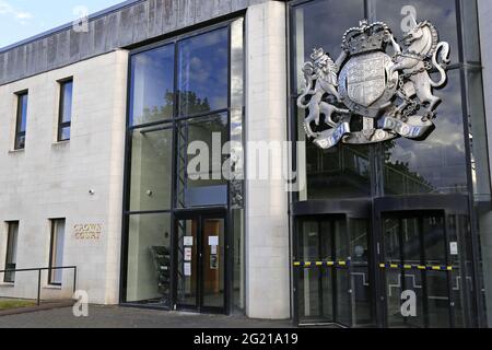 Crown Court, Much Park Street, Stadtzentrum, Coventry, West Midlands, England, Großbritannien, Großbritannien, Europa Stockfoto