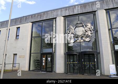 Crown Court, Much Park Street, Stadtzentrum, Coventry, West Midlands, England, Großbritannien, Großbritannien, Europa Stockfoto