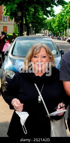 Angelika Mann bei der Premiere des Theaterstücks 'Winterrose' im Schlosspark Theater. Berlin, 06.06.2021 Stockfoto