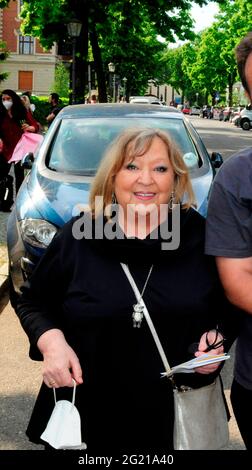 Angelika Mann bei der Premiere des Theaterstücks 'Winterrose' im Schlosspark Theater. Berlin, 06.06.2021 Stockfoto