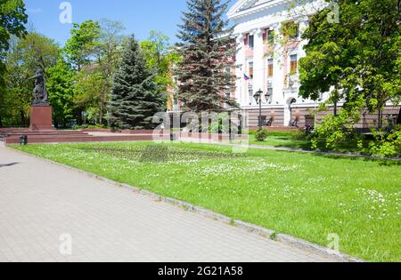 Blick auf das Stadtzentrum von Königsberg, Russland. Stockfoto