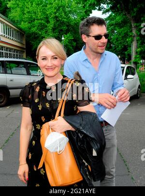 Katharine Mehrling bei der Premiere des Theaterstücks 'Winterrose' im Schlosspark Theater. Berlin, 06.06.2021 Stockfoto