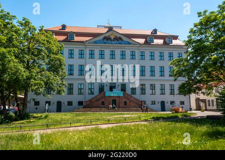 Halle, Deutschland. Juni 2021. Die Francke-Stiftungen in Halle bewerben sich zum zweiten Mal um den Titel UNESCO-Welterbe. Quelle: Stephan Schulz/dpa-Zentralbild/ZB/dpa/Alamy Live News Stockfoto