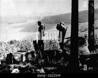 Geographie / Reisen, Deutschland, Ostdeutschland, Grenze, ZUSÄTZLICHE-RIGHTS-CLEARANCE-INFO-NOT-AVAILABLE Stockfoto