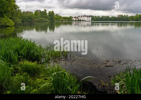 Gluecksburg, Deutschland - 27. Mai 2021: Blick auf die Gluecksburg in Norddeutschland Stockfoto