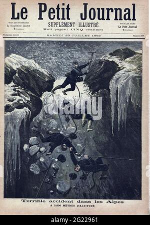 Presse/Medien, Zeitschriften, 'Le Petit Journal', Paris, 3 Band, Nummer 87, illustrierte Beilage, Titel, ZUSÄTZLICHE-RIGHTS-CLEARANCE-INFO-NOT-AVAILABLE Stockfoto