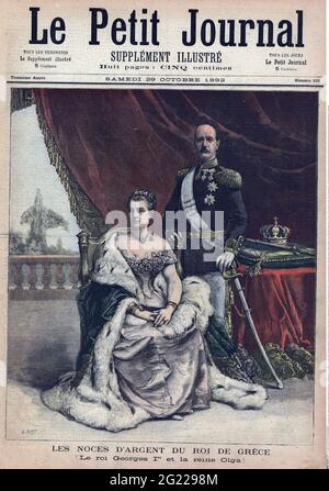 Presse/Medien, Zeitschriften, 'Le Petit Journal', Paris, 3 Band, Nummer 101, illustrierte Beilage, ZUSÄTZLICHE-RIGHTS-CLEARANCE-INFO-NOT-AVAILABLE Stockfoto