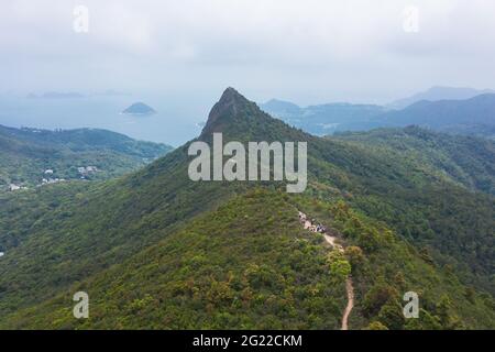 Dorf in der Nähe von Clear Water Bay, Sai Kung, Hongkong, Außenlandschaft Stockfoto