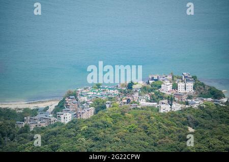 Dorf in der Nähe von Clear Water Bay, Sai Kung, Hongkong, Außenlandschaft Stockfoto