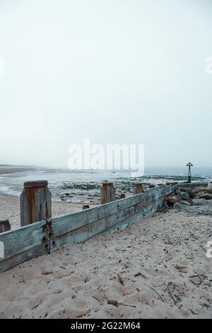 Seaton Schleuse, Northumberland, UK Stockfoto