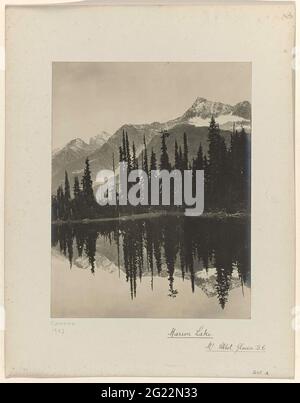 Blick auf Marion Lake und Mount Abbot; Marion Lake-Mt. Abbot Glacier B.C ... Stockfoto