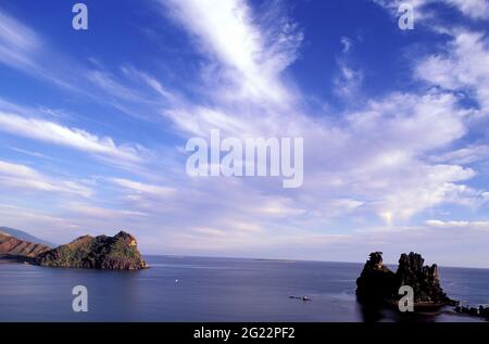 NEUKALEDONIEN. GROSSE INSEL. HIENGHENE BAY Stockfoto