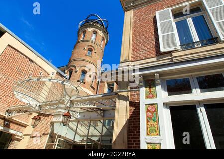 Amiens (Nordfrankreich): Jules Vernes Haus, in dem sich das dem Schriftsteller gewidmete Museum befindet Stockfoto