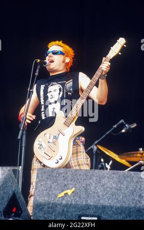 NOFX beim Reading Festival 2002 Stockfoto