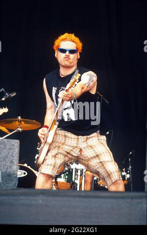 NOFX beim Reading Festival 2002 Stockfoto