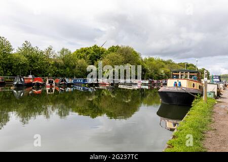 Schärfekanal, Schärfe und Gloucester-Schiffskanal Stockfoto