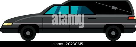 Beförderung auf dem Leichenwagen Stock Vektor