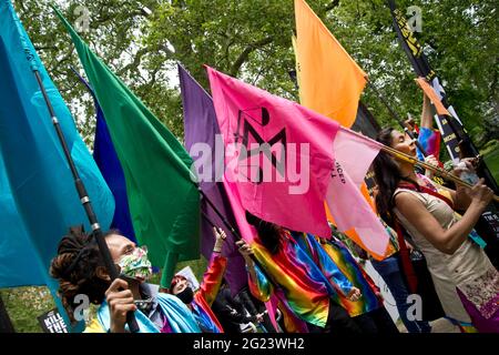 Russell Square 29. Mai 2021 Töten Sie die Bill-Demonstration Stockfoto