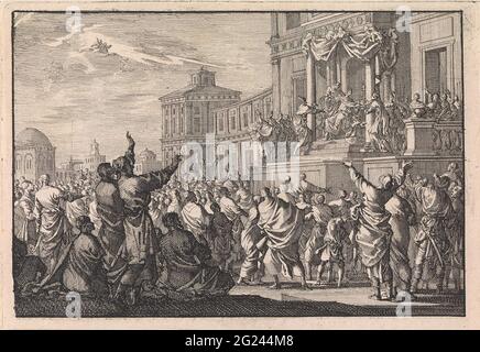 Tod von Herodes Agrippa. Stockfoto