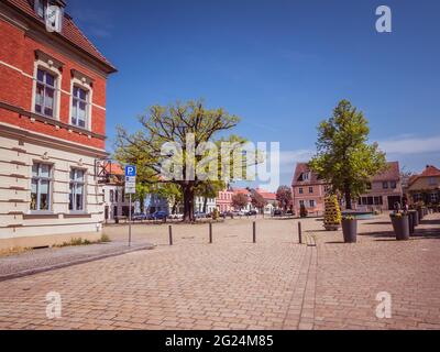 Altstadt in Werder an der Havel in Brandenburg Stockfoto