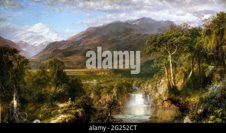 Heart of the Andes von Frederic Edwin Church(1826-1900), Öl auf Leinwand, 1859. Stockfoto