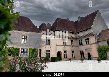 Schloss Losse, verschiedene Sehenswürdigkeiten, Frankreich Stockfoto