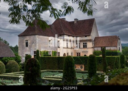 Schloss Losse, verschiedene Sehenswürdigkeiten, Frankreich Stockfoto