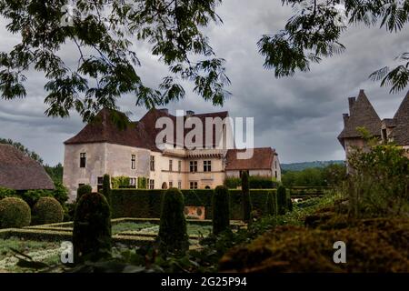 Schloss Losse, verschiedene Sehenswürdigkeiten, Frankreich Stockfoto