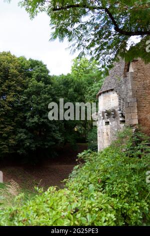 Schloss Losse, verschiedene Sehenswürdigkeiten, Frankreich Stockfoto