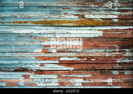 Texturen aus einem verlassenen Haus Stockfoto