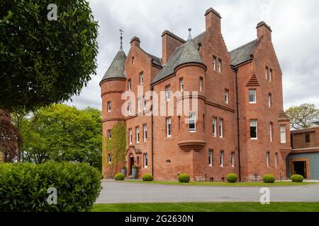 Fonab Castle, Pitlochry, Großbritannien Stockfoto