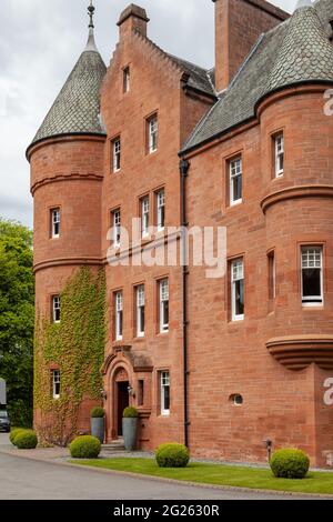 Fonab Castle, Pitlochry, Großbritannien Stockfoto