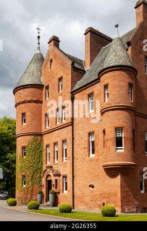 Fonab Castle, Pitlochry, Großbritannien Stockfoto
