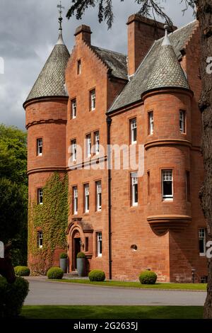 Fonab Castle, Pitlochry, Großbritannien Stockfoto