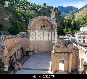 Ruinen der Kirche Santa Maria in Cazorla, Jaen, Andalusien, Spanien Stockfoto