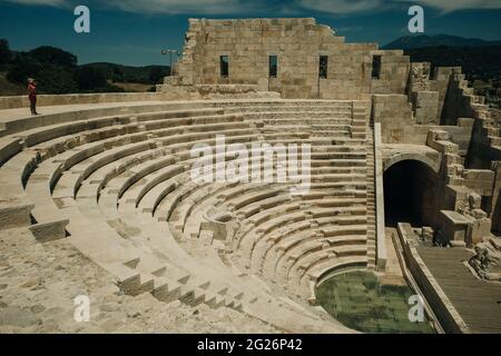Patara Antalya Antique Theatre Area, Türkei Stockfoto