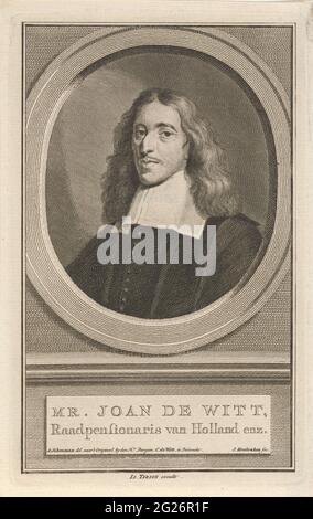 Porträt von Johann de Witt. Stockfoto