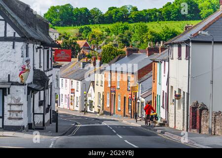 Die High Street im Dorf Brading auf den Islae of Wight England Stockfoto