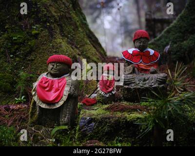 Jizo (Japanische Hütergottheit der Kinder) Stockfoto