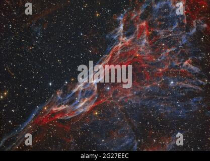 Pickerings Dreieck im Sternbild Cygnus. Stockfoto