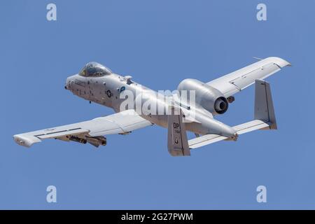 Ein US-Air Force a-10 Thunderbolt II. Stockfoto