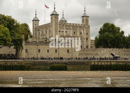 Der Tower of London Stockfoto