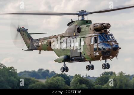 Ein Eurocopter der französischen Armee Puma. Stockfoto