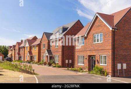 Freistehendes neues Bauhaus. Essex. VEREINIGTES KÖNIGREICH Stockfoto