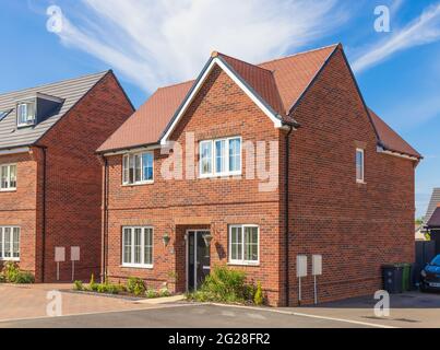 Freistehendes neues Bauhaus. Essex. VEREINIGTES KÖNIGREICH Stockfoto