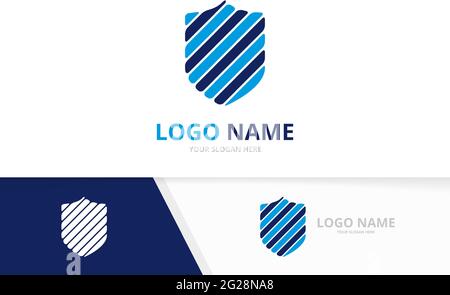 Vector Premium Shield-Logo. Design-Vorlage für das Sicherheitslogo. Stock Vektor