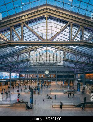 Moynihan Hall, an der Penn Station in Midtown Manhattan, New York City Stockfoto