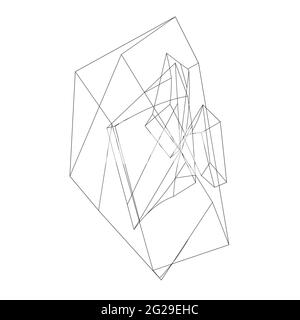 Minimale Geometrie Stockfoto